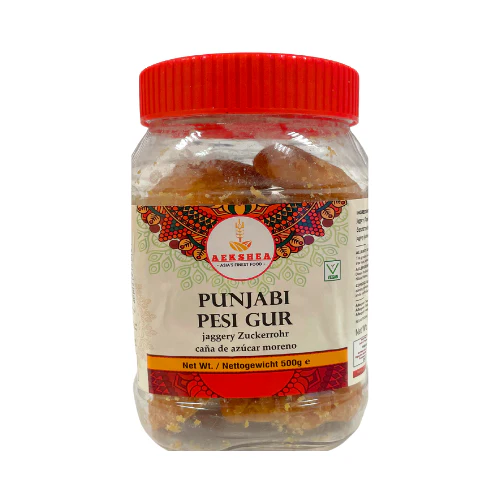 AEKSHEA JAGGERY ( PESI GUR) JAR 500G