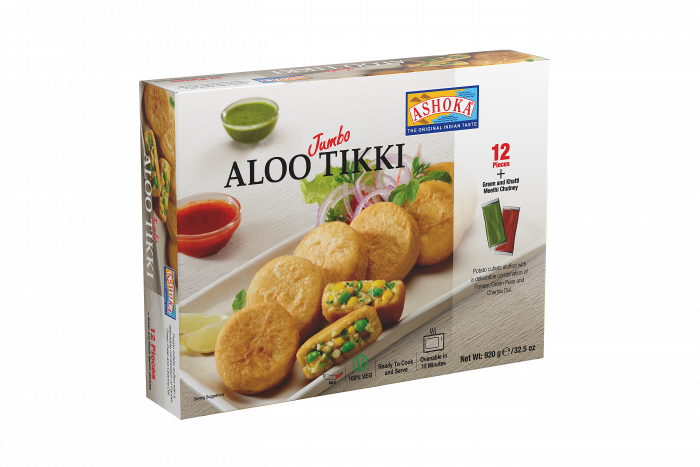 Aloo Tikki Jumbo mit Chutney  920 G ASHOKA