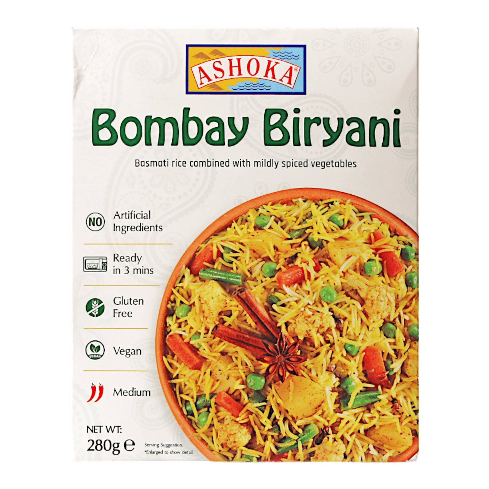 ASHOKA RTE BOMBAY BIRYANI 280G