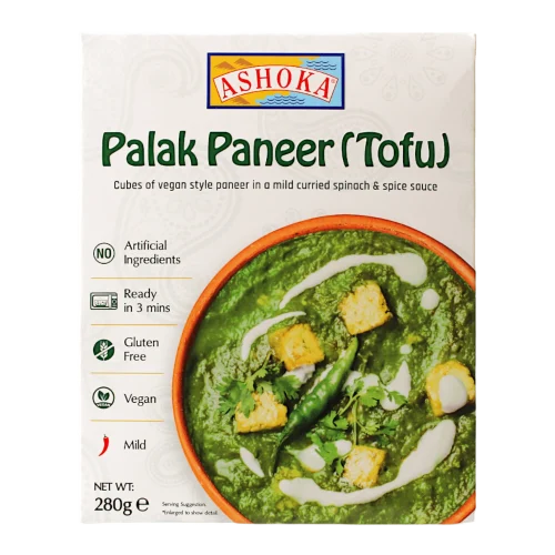 ASHOKA RTE PALAK PANNER (TOFU - VEGAN) 280G