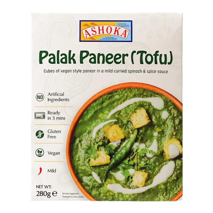 ASHOKA RTE PALAK PANNER (TOFU - VEGAN) 280G