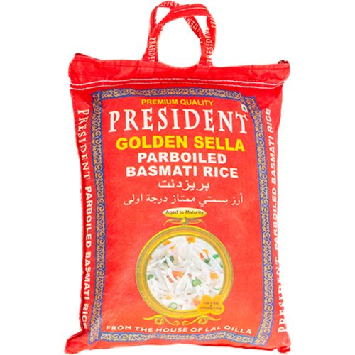 Basmatireis Golden Sella 5 KG PRESIDENT