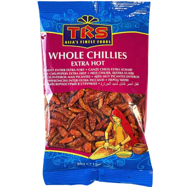 TRS CHILLI WHOLE EXTRA HOT 50 GM