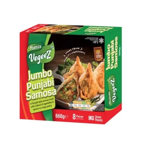 Humza VegeeZ Jumbo Punjabi Samosas 660g(8 pieces)Speical offer