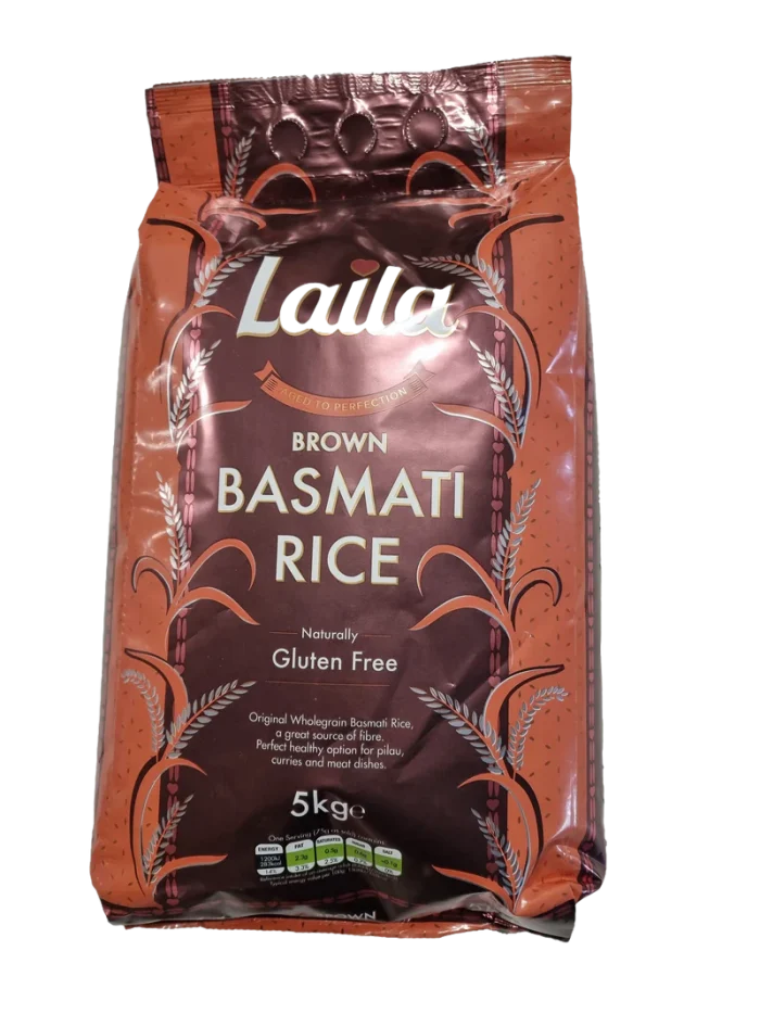 LAILA BROWN BASMATI RICE 2KG
