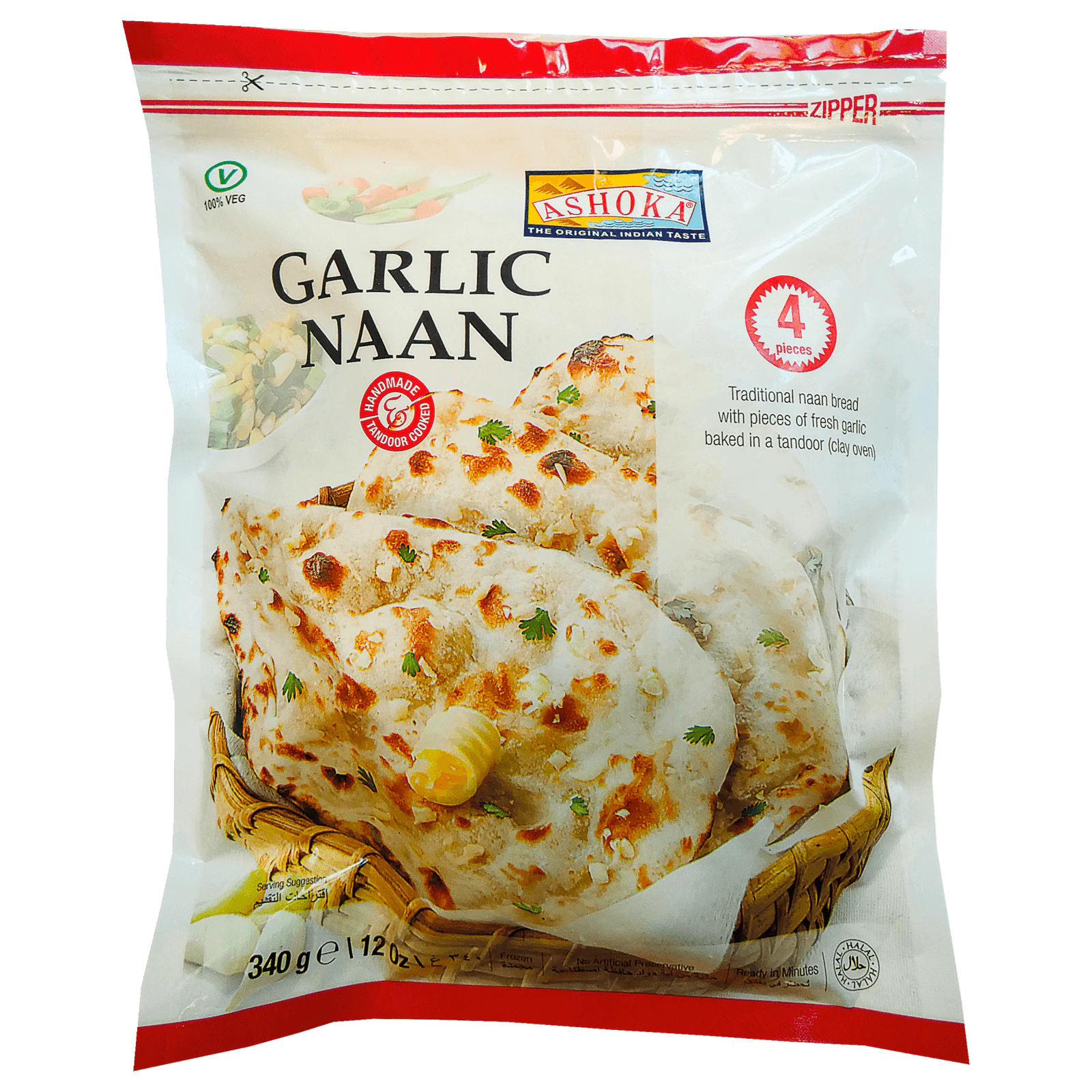 Naan Knoblauch  340 G ASHOKA