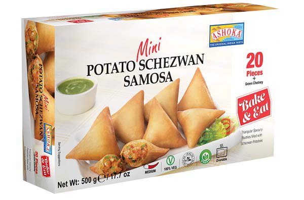 Samosa Kartoffel Schezwan 20 STK  500 G ASHOKA
