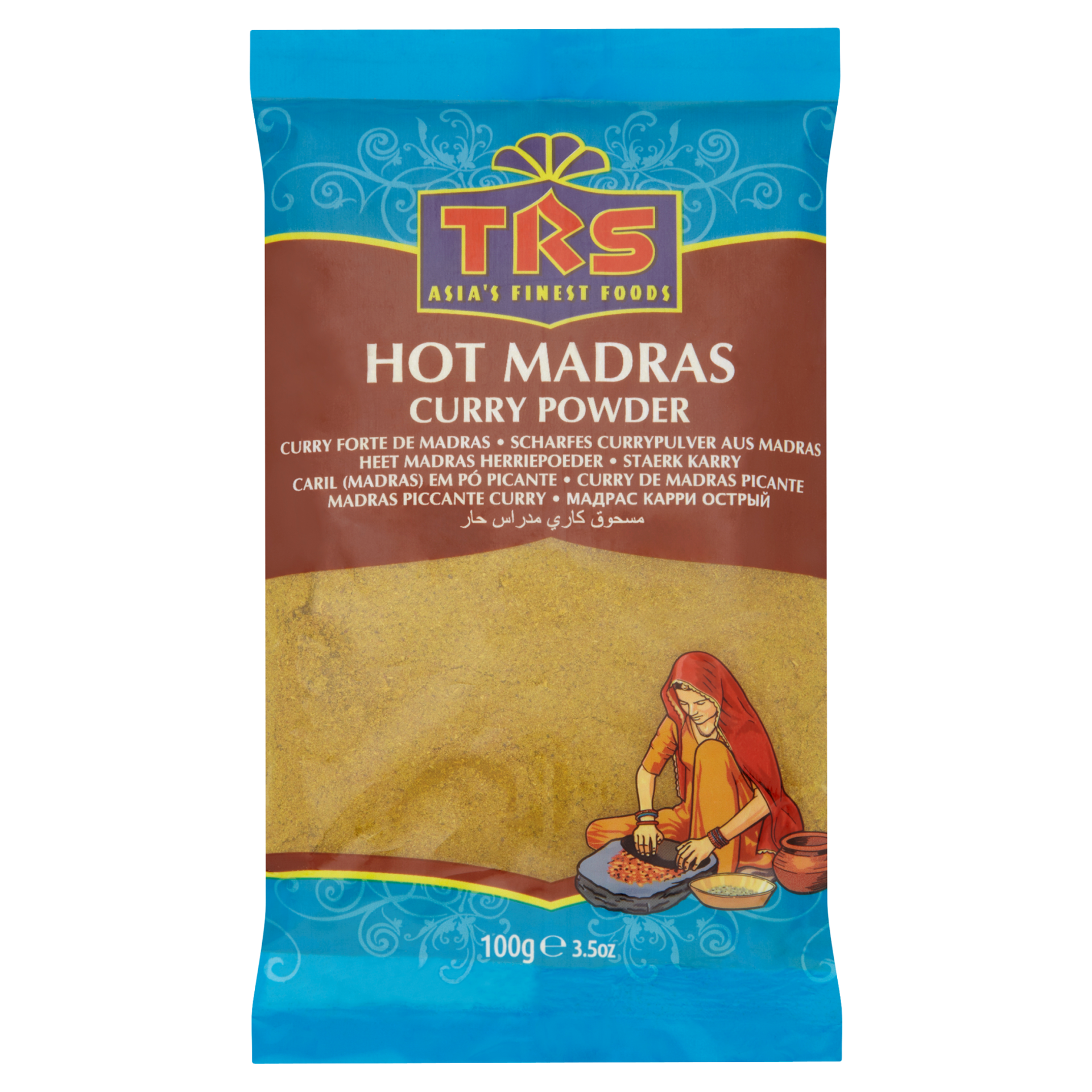 TRS MADRAS CURRY PD HOT 100G