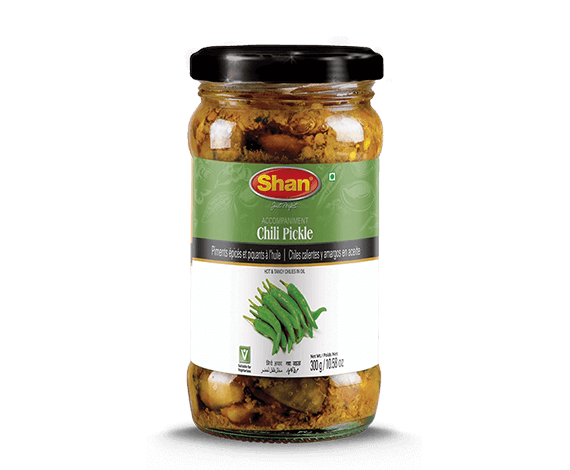 SHAN PICKLE GREEN CHILLI 1KG