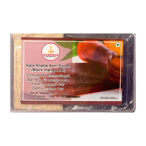 Aekshea Kala Khatta Aam Papad 150g