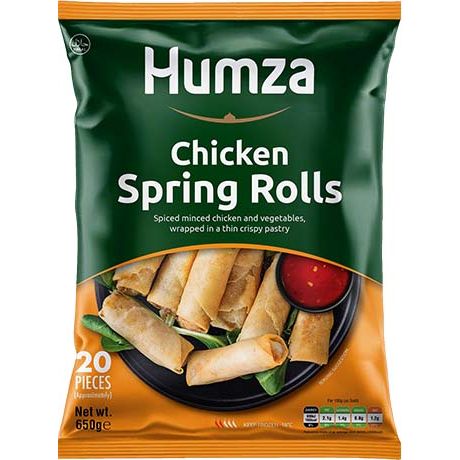 HUMZA  Chicken Spring Rolls 20 STK 650 G